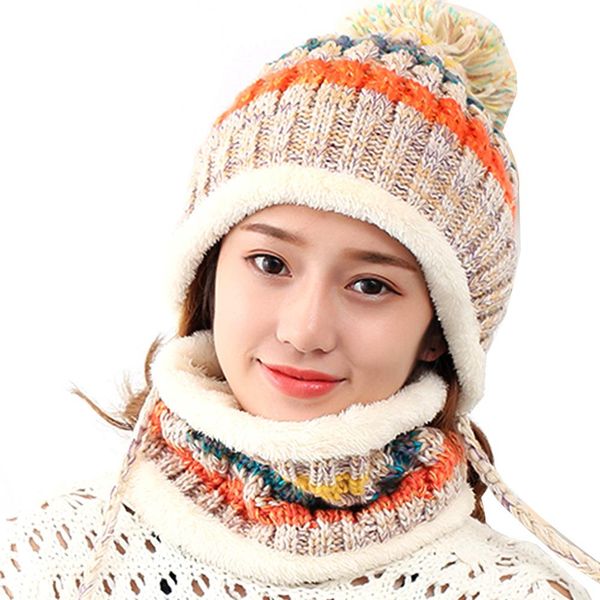 2pcs fashion girls pompoms woolen yarn knitted scarf cuffed beanie outdoor hat 2018, Blue;gray
2pcs fashion girls pompoms woolen yarn knitted scarf cuffed beanie outdoor hat 2018, Blue;gray