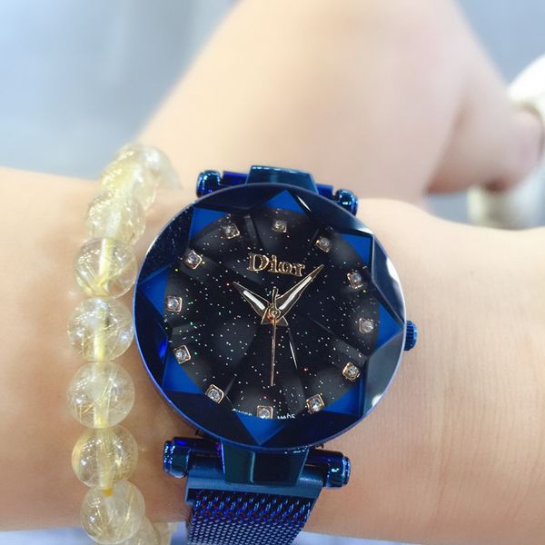 brand blue ladies watch minimalist star magnetic buckle fashion casual women's watch waterproof watch, Slivery;brown 
brand blue ladies watch minimalist star magnetic buckle fashion casual women's watch waterproof watch, Slivery;brown
