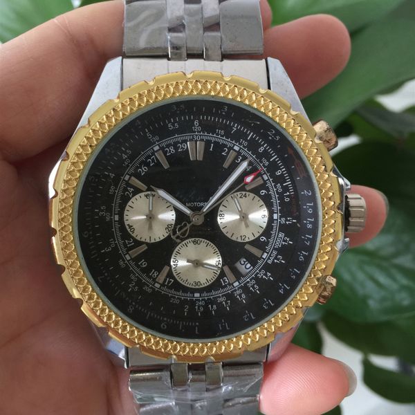 luxury men business mechanical watches men's automatic brand 6 hands fashion full stainless steel watches black auto date wristwatches, Slivery;brown
luxury men business mechanical watches men's automatic brand 6 hands fashion full stainless steel watches black auto date wristwatches, Slivery;brown