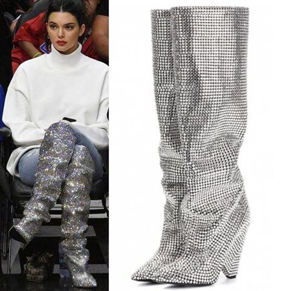 yue jabon womens luxury glitter boots rhinestone embellished slouchy slip on knee high boots cone heel plus size 43, Black
yue jabon womens luxury glitter boots rhinestone embellished slouchy slip on knee high boots cone heel plus size 43, Black