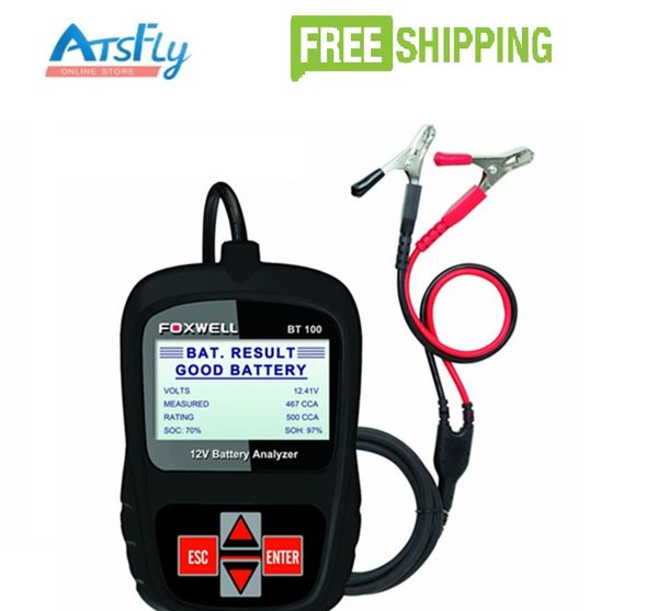 foxwell bt100 12v car battery tester for flooded, agm, gel original bt 100 12 volt battery analyzer
foxwell bt100 12v car battery tester for flooded, agm, gel original bt 100 12 volt battery analyzer