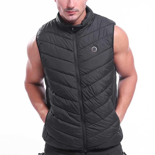men women winter sleeveless temperature control fishing warm usb charging electric heating vest outdoor sports pain relief, Gray;blue
men women winter sleeveless temperature control fishing warm usb charging electric heating vest outdoor sports pain relief, Gray;blue
