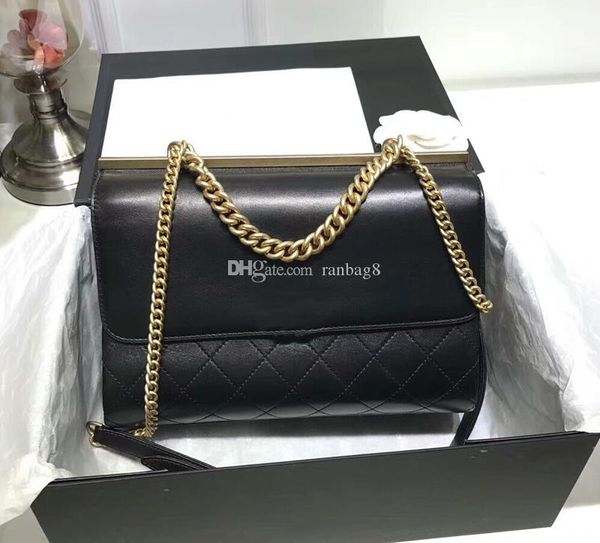 2018 fashion flap handbags black genuine calfskin leather double sided brand flap shoulder bags 28cm 23cm
2018 fashion flap handbags black genuine calfskin leather double sided brand flap shoulder bags 28cm 23cm