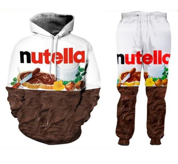 new men/womens nutella funny 3d print fashion tracksuits crewneck hip hop sweatshirt and pants 2 pcs set hoodies tz18, Gray
new men/womens nutella funny 3d print fashion tracksuits crewneck hip hop sweatshirt and pants 2 pcs set hoodies tz18, Gray