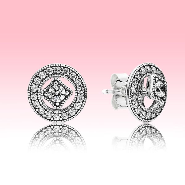 vintage circle stud earrings women wedding gift jewelry with original box set for pandora 925 silver earring
vintage circle stud earrings women wedding gift jewelry with original box set for pandora 925 silver earring