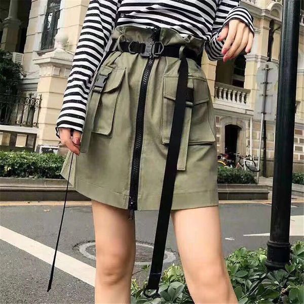 women's basic versatile solid color pocket zipper skirt stretchy mini faldas mujer moda midi denim vadim summer skirts c30625, Black
women's basic versatile solid color pocket zipper skirt stretchy mini faldas mujer moda midi denim vadim summer skirts c30625, Black