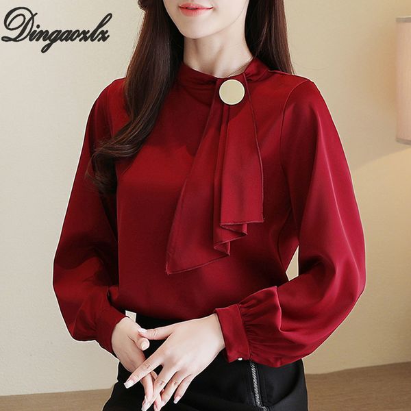 dingaozlz solid color chiffon blouse korean 2019 new elegant female long sleeve chiffon shirt casual clothing women, White
dingaozlz solid color chiffon blouse korean 2019 new elegant female long sleeve chiffon shirt casual clothing women, White