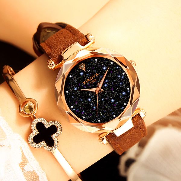 ladies watch new casual fashion quartz watch starry sky multicolor leather wristwatch simple designer women clock wrist watches, Slivery;brown
ladies watch new casual fashion quartz watch starry sky multicolor leather wristwatch simple designer women clock wrist watches, Slivery;brown
