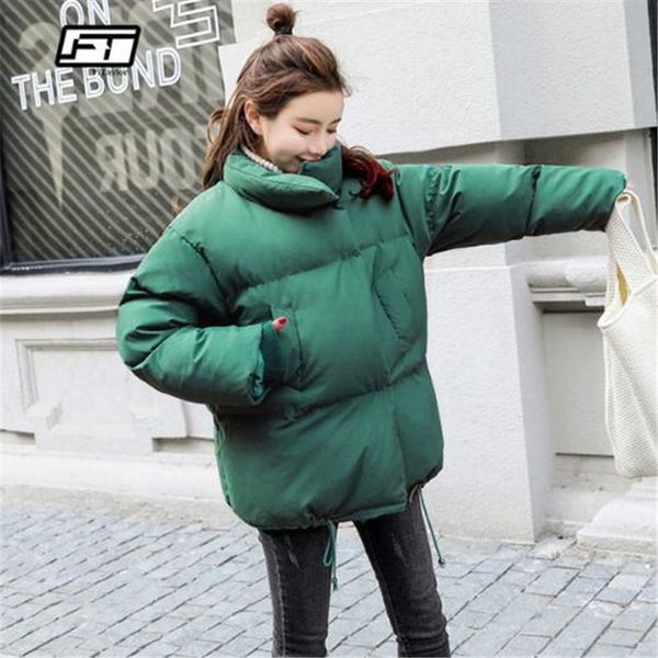 winter warm women down jacket coat loose white duck down parkas short outwear female casual stand collar green overcoat, Black
winter warm women down jacket coat loose white duck down parkas short outwear female casual stand collar green overcoat, Black