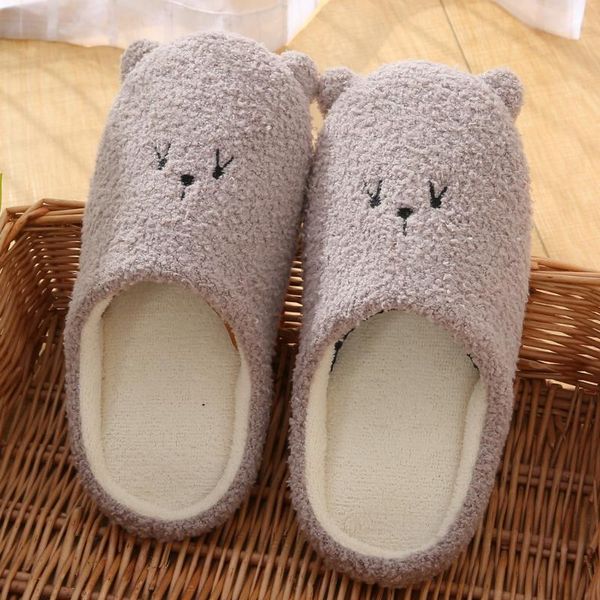 indoor warm women slippers cute animal bear winter fur home shoes female girl memory foam cotton house slippers slides a40, Black
indoor warm women slippers cute animal bear winter fur home shoes female girl memory foam cotton house slippers slides a40, Black