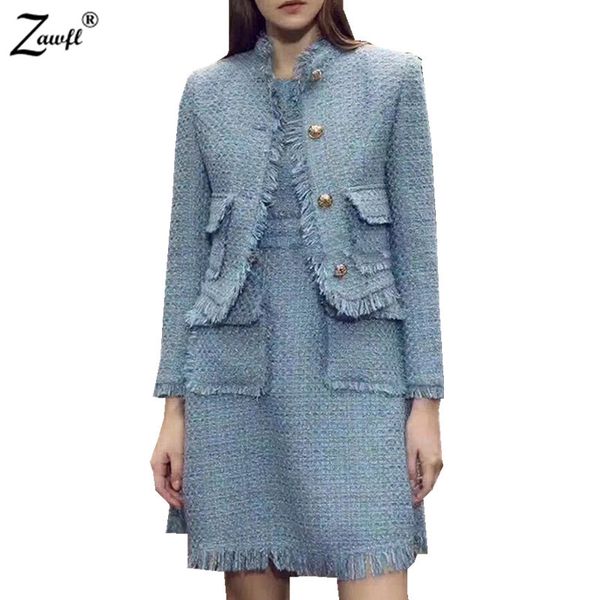 winter women tweed 2 piece set dress 2019 designer long sleeve short jacket coat + bodycon mini party skirt suit, White
winter women tweed 2 piece set dress 2019 designer long sleeve short jacket coat + bodycon mini party skirt suit, White
