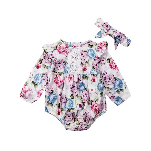 2019 Newborn Baby Girl Long Sleeve Lace Jumpsuit Bodysuit Princess Flower Lace Striped Outfit Headband Autumn Clothes New
2019 Newborn Baby Girl Long Sleeve Lace Jumpsuit Bodysuit Princess Flower Lace Striped Outfit Headband Autumn Clothes New