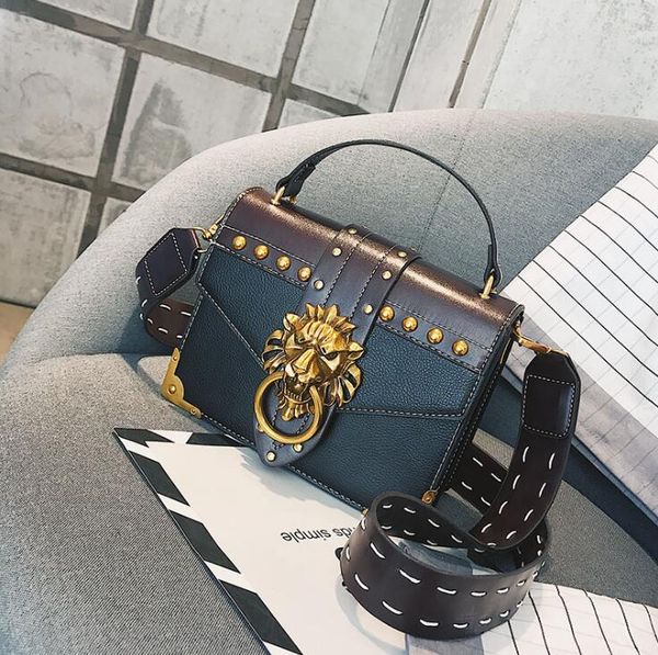 wholesale women handbag street trend rivets womens shoulder bag personality leading lock punk shoulders bags flip leather rivet fashion handbags 1111
wholesale women handbag street trend rivets womens shoulder bag personality leading lock punk shoulders bags flip leather rivet fashion handbags 1111