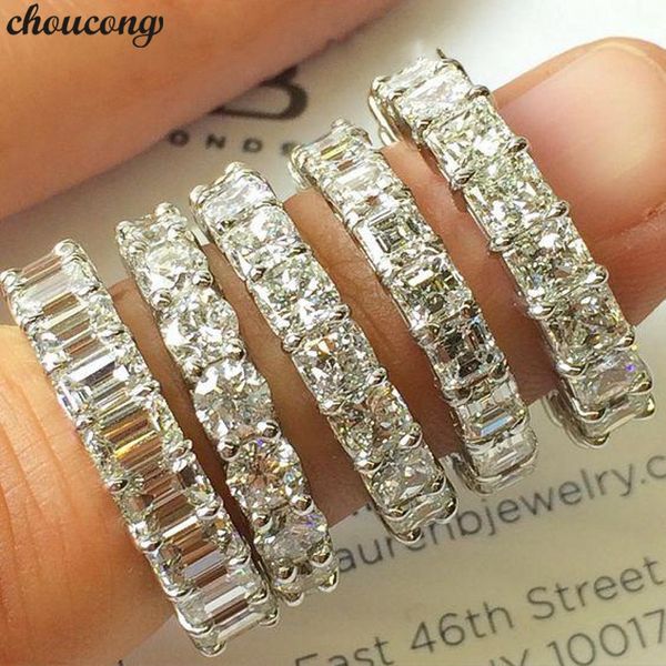 choucong eternity wedding band ring cz 925 sterling silver promise engagement rings for women men fine party jewelry, Golden;silver
choucong eternity wedding band ring cz 925 sterling silver promise engagement rings for women men fine party jewelry, Golden;silver