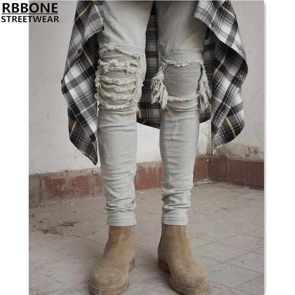 2016 fashion high street mens destroyed jeans joggers biker denim hole jogger damage jeans rock hip hop men slim fit, Blue
2016 fashion high street mens destroyed jeans joggers biker denim hole jogger damage jeans rock hip hop men slim fit, Blue