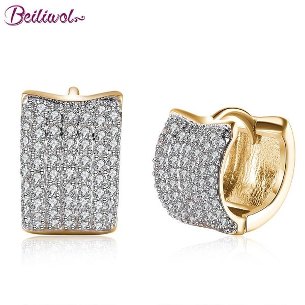 beiliwol small hoop earrings for women circle pave austrian crystal stone champagne gold color charm jewelry engagement gift hot, Golden
beiliwol small hoop earrings for women circle pave austrian crystal stone champagne gold color charm jewelry engagement gift hot, Golden