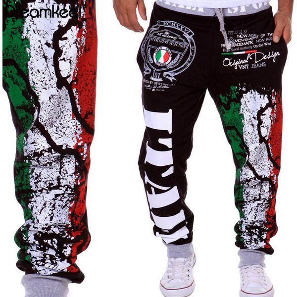 2018 foreign trade selling trendy fashion pants italian flag printing design men's leisure pants joggers color block y, Black
2018 foreign trade selling trendy fashion pants italian flag printing design men's leisure pants joggers color block y, Black
