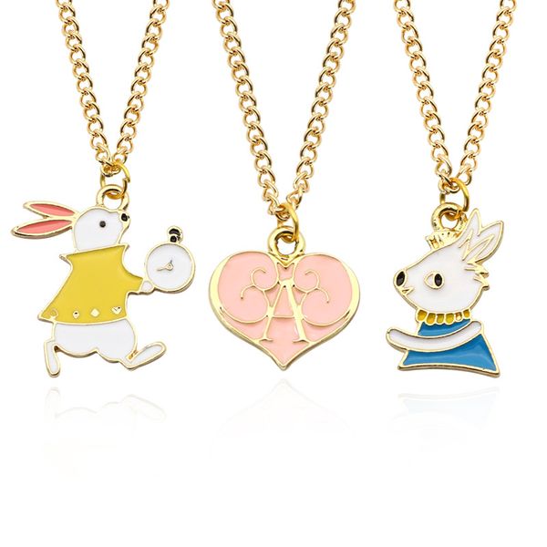 kawaii enamel alloy pendant charms necklace 6pcs/lot gold tone metal chains jewelry ornament necklace girl birthday gift, Silver
kawaii enamel alloy pendant charms necklace 6pcs/lot gold tone metal chains jewelry ornament necklace girl birthday gift, Silver