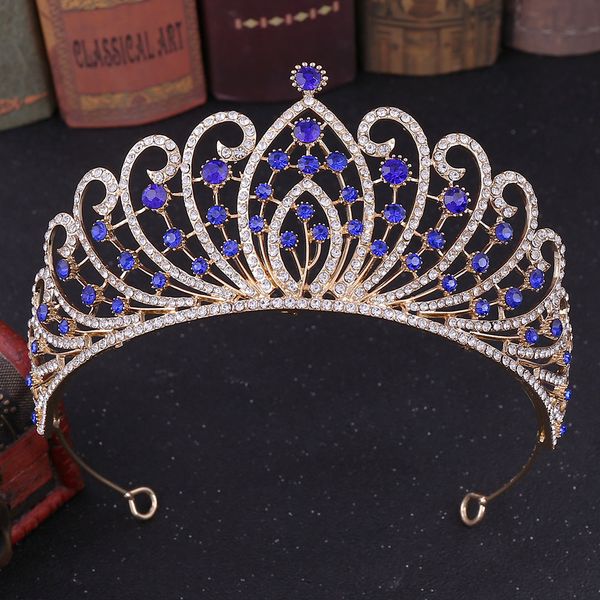 diezi 6 colors new 2019 fashion baroque crystal bridal crown tiaras luxury diadem tiaras for women bride wedding hair accesories, White;golden
diezi 6 colors new 2019 fashion baroque crystal bridal crown tiaras luxury diadem tiaras for women bride wedding hair accesories, White;golden