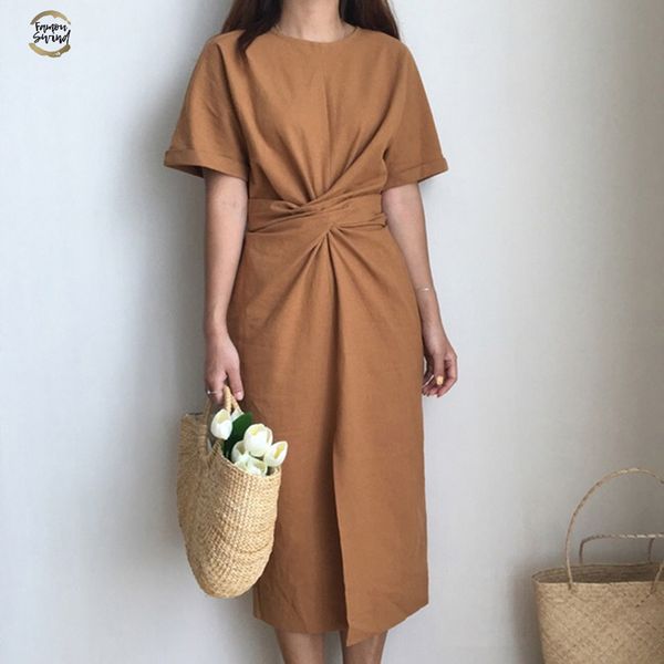 casual loose dress elegant women short sleeve o neck mid-calf front split dresses female skinny dress vestidos, Black;gray
casual loose dress elegant women short sleeve o neck mid-calf front split dresses female skinny dress vestidos, Black;gray