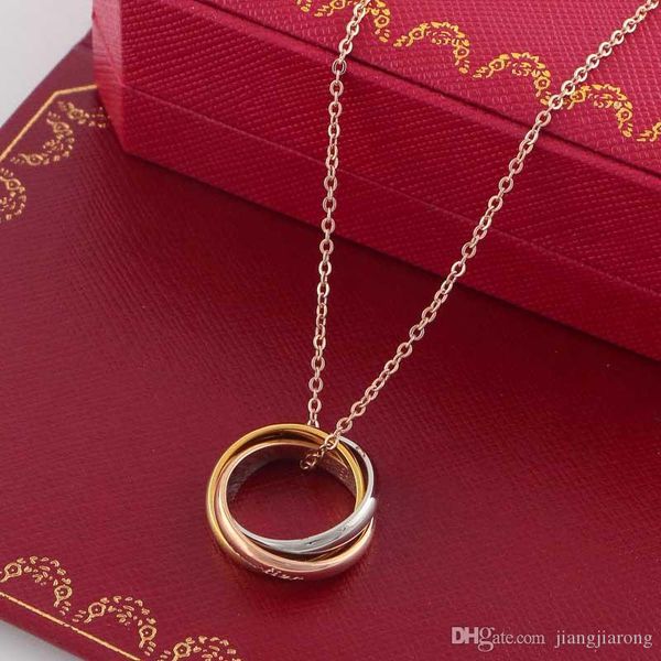 new fahion big carter brand necklace for love women factory wholesale decorative three round sell jewelry can carving log, Silver
new fahion big carter brand necklace for love women factory wholesale decorative three round sell jewelry can carving log, Silver