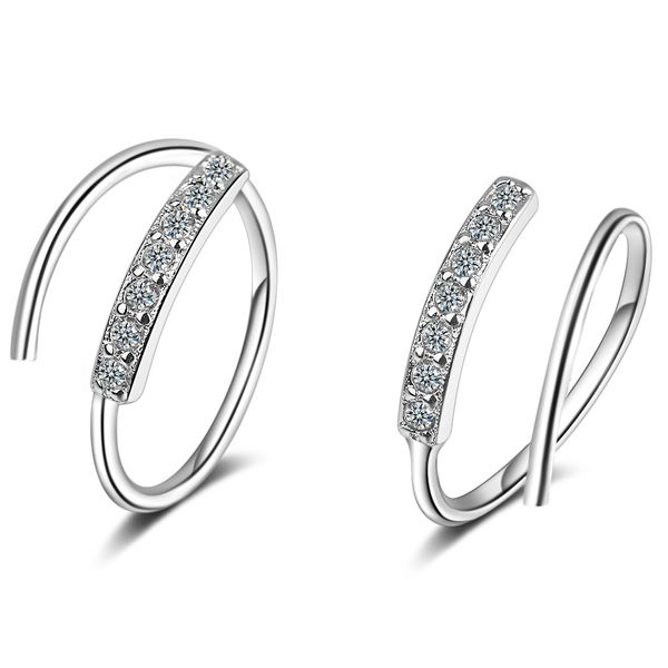 simple 925 sterling silver earrings sparkling single wave row zircon stud earrings for women brincos oorbellen pendientes, Golden;silver
simple 925 sterling silver earrings sparkling single wave row zircon stud earrings for women brincos oorbellen pendientes, Golden;silver