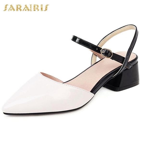 sarairis 2020 new design wholesale hoof heels summer sandals woman shoes buckle strap shallow elegant shoes women sandals, Black
sarairis 2020 new design wholesale hoof heels summer sandals woman shoes buckle strap shallow elegant shoes women sandals, Black