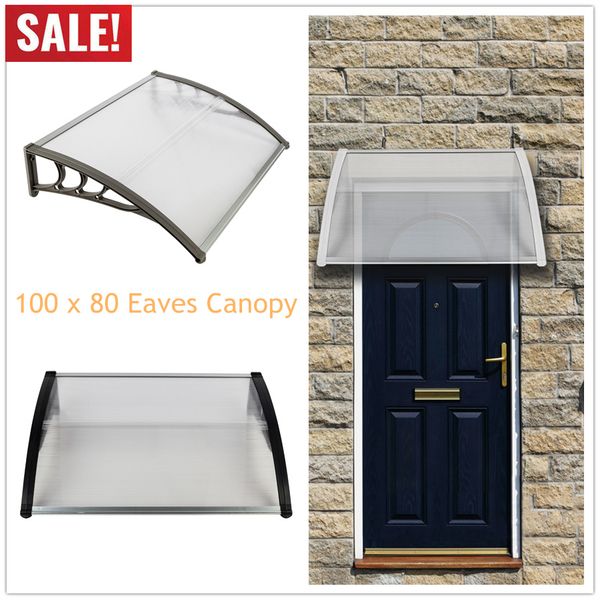 100x80cm eaves canopy outdoor door window awning cover eaves transparent board rain protection door window plastic bracket us stock
100x80cm eaves canopy outdoor door window awning cover eaves transparent board rain protection door window plastic bracket us stock
