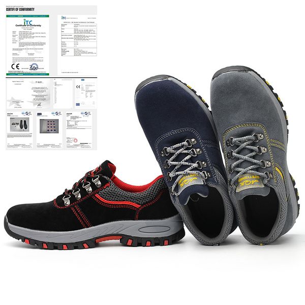 men work & safety shoes steel toe caps anti-smashing anti-puncture construction work boots non-slip breathable security shoes, Black
men work & safety shoes steel toe caps anti-smashing anti-puncture construction work boots non-slip breathable security shoes, Black