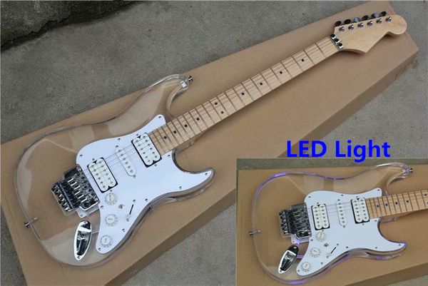 custom led light whole plexiglass acrylic body electric guitar with floyd rose bridge,can be customized
custom led light whole plexiglass acrylic body electric guitar with floyd rose bridge,can be customized