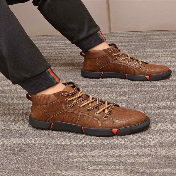 new high-end brand leather shoes soft bottom leather business casual shoes wild one pedal men's shoes size: 38-44 02, Black
new high-end brand leather shoes soft bottom leather business casual shoes wild one pedal men's shoes size: 38-44 02, Black