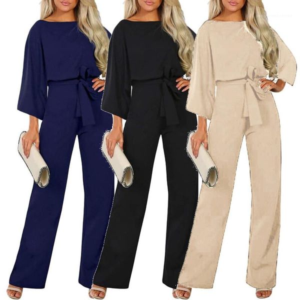 jumpsuits full length loose pants fashion long sleeve clothing womens elegant sashes apparel womens designer solid color, Black;white
jumpsuits full length loose pants fashion long sleeve clothing womens elegant sashes apparel womens designer solid color, Black;white