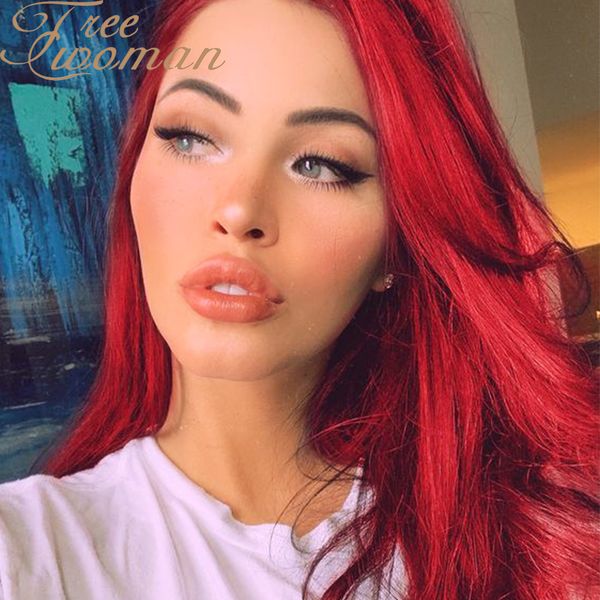 oman red long wavy synthetic hair wig middle part with natural hairline women wigs heat resistant fiber party cosplay, Black
oman red long wavy synthetic hair wig middle part with natural hairline women wigs heat resistant fiber party cosplay, Black
