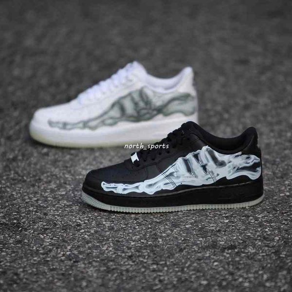 men white black forces 1 low qs skeleton all saints' day hallows' day hallowmas skateboard shoes women bone walking trainers sneak
men white black forces 1 low qs skeleton all saints' day hallows' day hallowmas skateboard shoes women bone walking trainers sneak