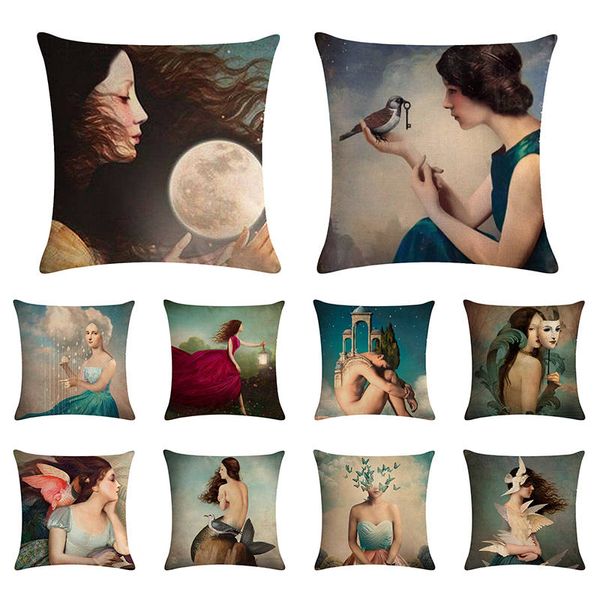 18*18'' oil painting pillowcases famous woman cushion cover home textiles decorative throw pillows dancing pillow 1473
18*18'' oil painting pillowcases famous woman cushion cover home textiles decorative throw pillows dancing pillow 1473