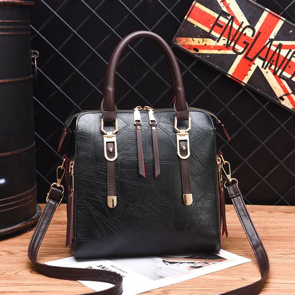 2019 women handbag satchels bag fashion solid color designer vintage tote pu leather ladies crossbody shoulder bags
2019 women handbag satchels bag fashion solid color designer vintage tote pu leather ladies crossbody shoulder bags