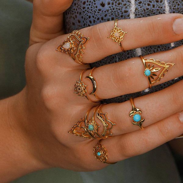 yoboho women rings set compass arrow starfish wave moon eyes gem gold silver opening midi ring charm lady lover gift, Slivery;golden
yoboho women rings set compass arrow starfish wave moon eyes gem gold silver opening midi ring charm lady lover gift, Slivery;golden