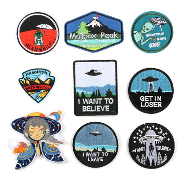 embroidered badge alien round cap emblem embroidered cloth stickers express r 50pcs for wholesale support shipping on behalf of, Black
embroidered badge alien round cap emblem embroidered cloth stickers express r 50pcs for wholesale support shipping on behalf of, Black