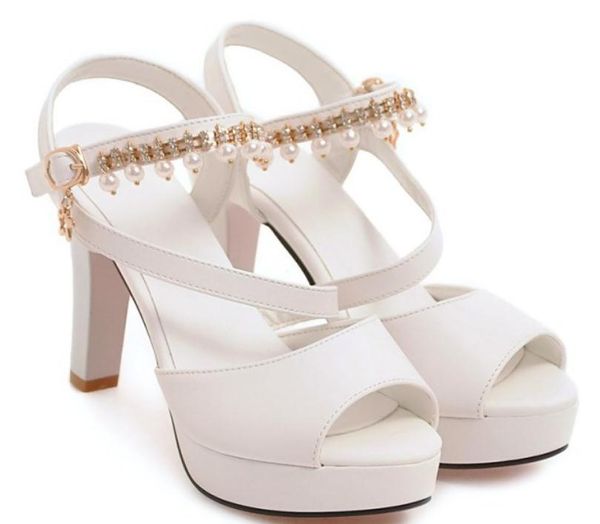 2019 women's sandals in summer with new style high heel coarse heel waterproof table @21, Black
2019 women's sandals in summer with new style high heel coarse heel waterproof table @21, Black