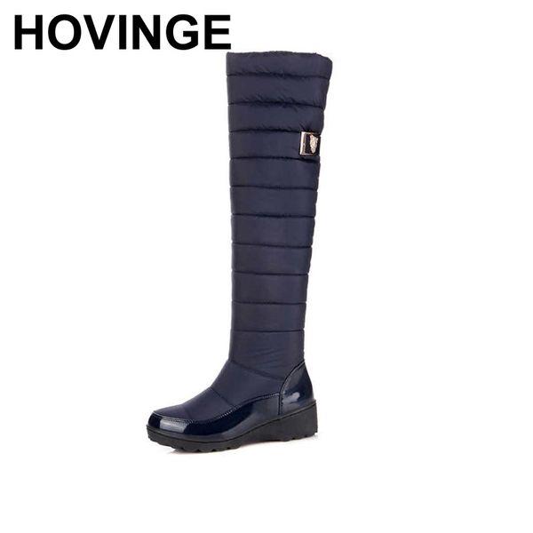 hovinge russia winter boots women warm knee high boots round toe down fur ladies fashion thigh snow shoes waterproof botas, Black
hovinge russia winter boots women warm knee high boots round toe down fur ladies fashion thigh snow shoes waterproof botas, Black