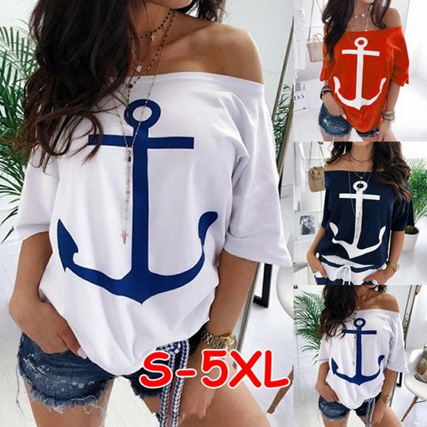 plsu size women casual t shirt off shoulder shirts print batwing/dolman sleeve tee summer clothes streetwear loose tank 2707, White
plsu size women casual t shirt off shoulder shirts print batwing/dolman sleeve tee summer clothes streetwear loose tank 2707, White