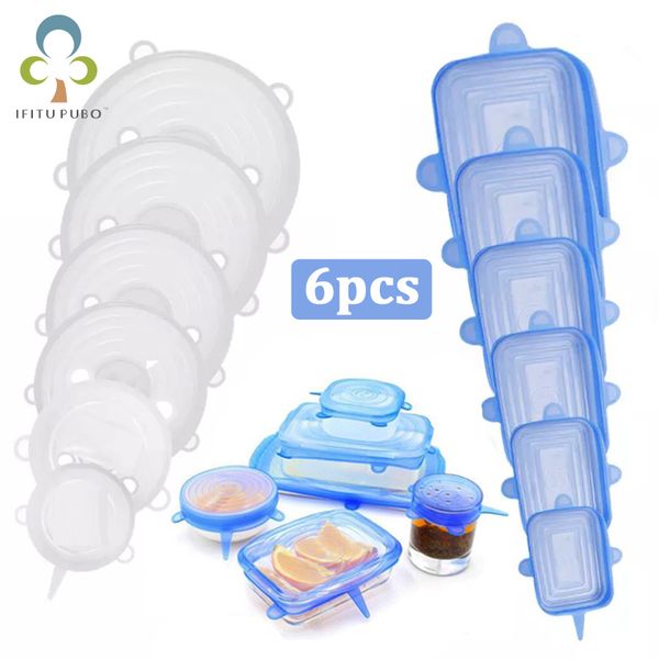 6pcs reusable silicone cover stretch lids universal wrap cover fresh keeping silicone caps stretchable magic lid zxh
6pcs reusable silicone cover stretch lids universal wrap cover fresh keeping silicone caps stretchable magic lid zxh