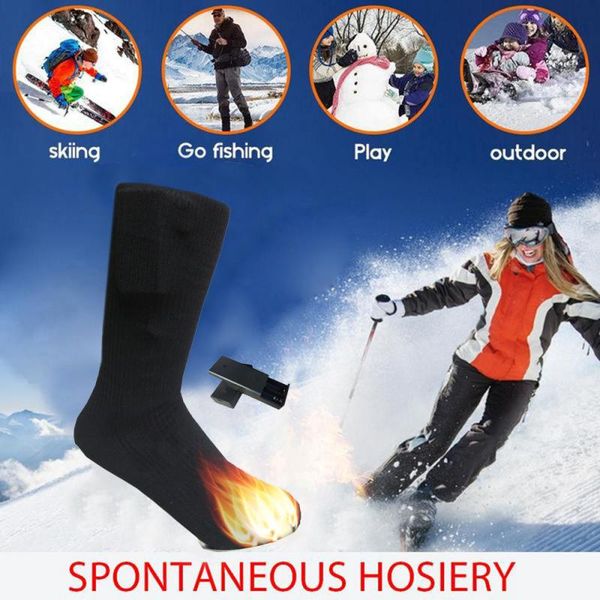1 pairs electric socks battery box heating warm socks warm toe back foot treasure camping hiking snow, Black
1 pairs electric socks battery box heating warm socks warm toe back foot treasure camping hiking snow, Black