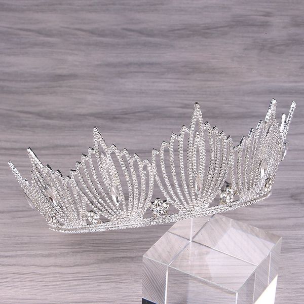 fashion full water drill decorated with large crown wedding bride large headdress crown wedding bridal hair accessories, Golden;white
fashion full water drill decorated with large crown wedding bride large headdress crown wedding bridal hair accessories, Golden;white