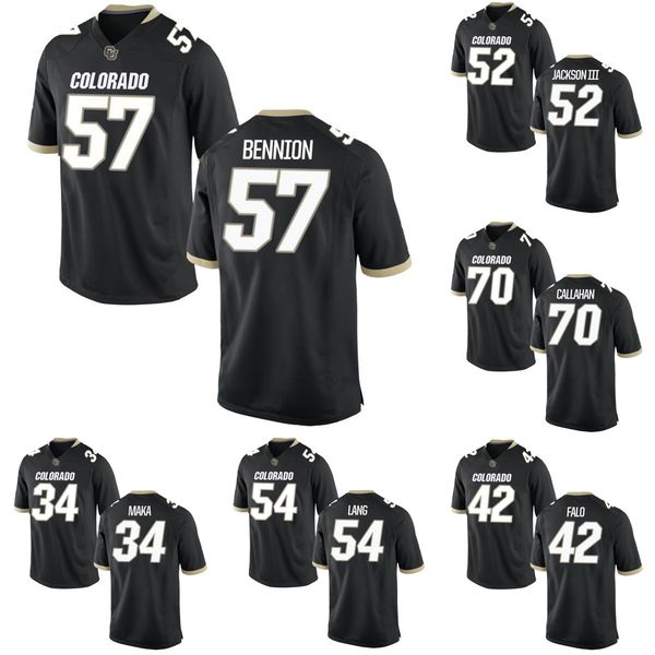 leo jackson iii men's colorado buffaloes terrance lang shane callahan sam bennion n.j. falo pookie maka stitched college football jerse, Black
leo jackson iii men's colorado buffaloes terrance lang shane callahan sam bennion n.j. falo pookie maka stitched college football jerse, Black