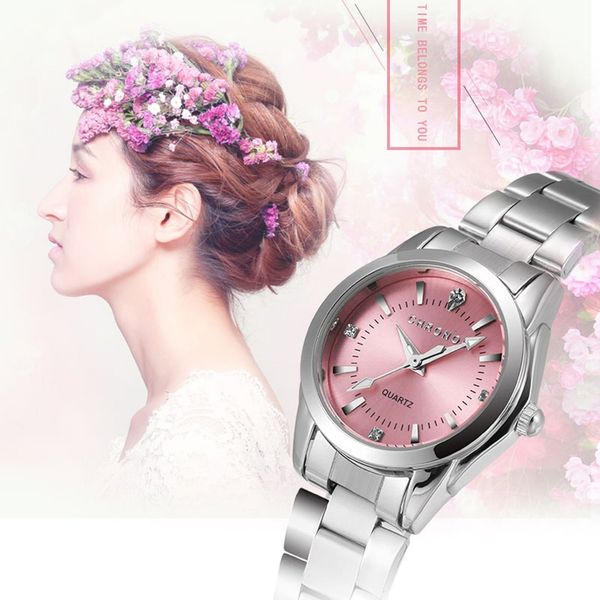 women girls quartz watch fashion elegant universa portable sports wrist watch luxury gift present reloj, Slivery;brown
women girls quartz watch fashion elegant universa portable sports wrist watch luxury gift present reloj, Slivery;brown