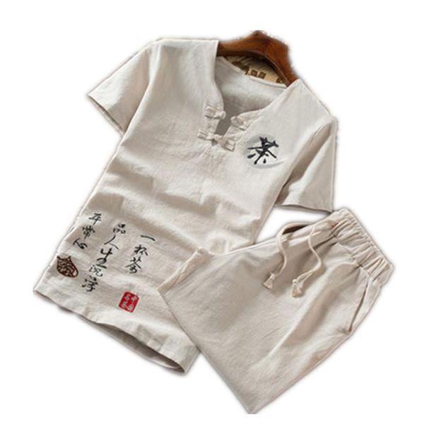 summer short sets men casual suits cotton linen tracksuit round neck male outwear sweatshirts pure color t shirt+pants vintage size s-5xl, Gray
summer short sets men casual suits cotton linen tracksuit round neck male outwear sweatshirts pure color t shirt+pants vintage size s-5xl, Gray
