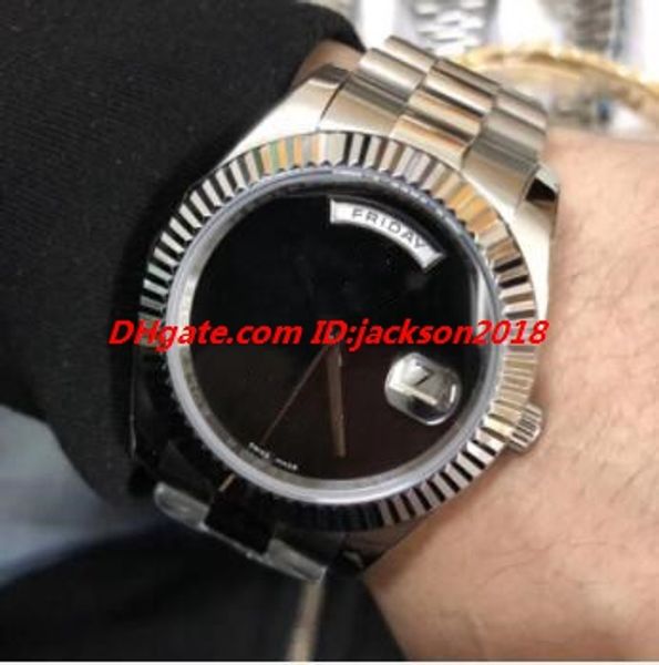 3 style men watch 41mm black dial gold silver steel bracelet asia 2813 automatic luxury wristwatch ing, Slivery;brown
3 style men watch 41mm black dial gold silver steel bracelet asia 2813 automatic luxury wristwatch ing, Slivery;brown
