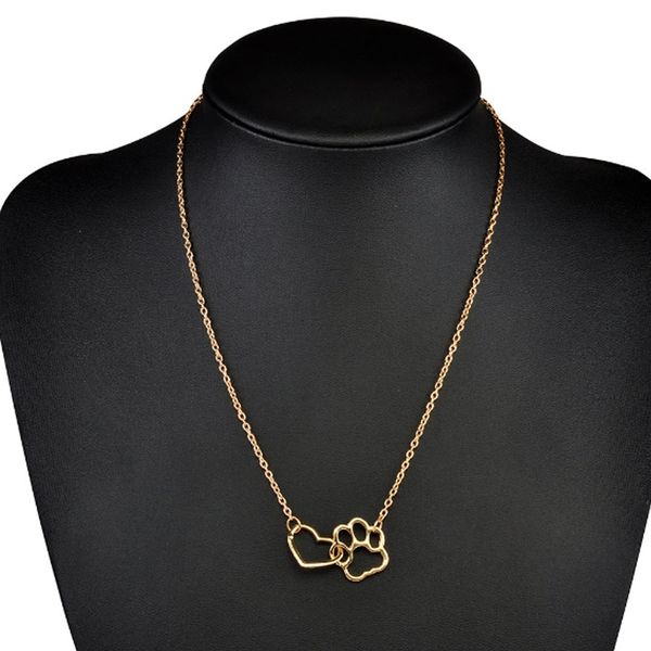 new linked heart and hollow dog claw pendant necklaces gold silver color animal jewelry gift for dog lovers
new linked heart and hollow dog claw pendant necklaces gold silver color animal jewelry gift for dog lovers