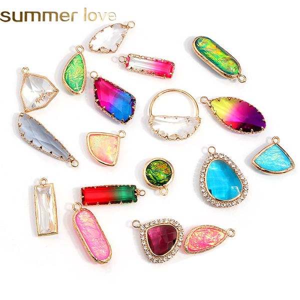 new arrival colorful diy geometric crystal dangles charms for necklace bracelet jewelry transparent glass pendants accessories making, Bronze;silver
new arrival colorful diy geometric crystal dangles charms for necklace bracelet jewelry transparent glass pendants accessories making, Bronze;silver